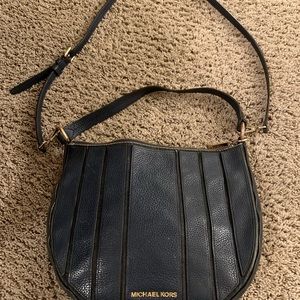 Navy Michael Kors crossbody